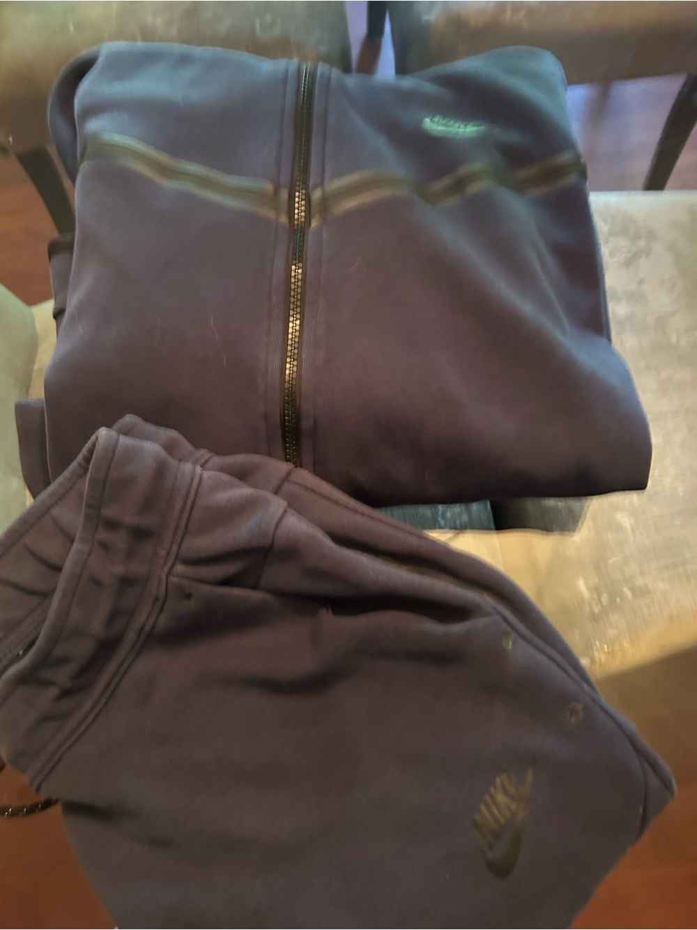 Nike tech Navy Zip Hoodie and Joggers Set
